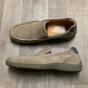 Sperry" Genuine Deerskin Suede Leather"  Gold‎ Cup -Slip Ons Sz.11